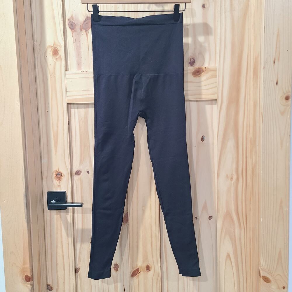 Spanx Black Leggings Stretchy Pull On Pants Style 20133R Size M